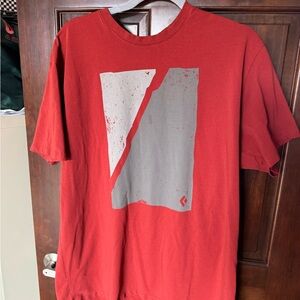 Black Diamond Crimson and Ash Short Sleeve Tee